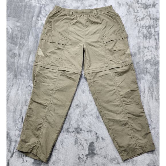 Columbia Pants Mens XL Tan PFG Performance Aruba III Omni-Shade Convertible - Picture 1 of 15